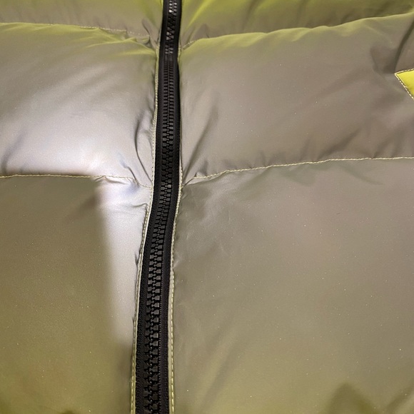 Noize KALLIE Mid Length Puffer Vegan Neon Reflective Size Small NWT - Picture 9 of 9